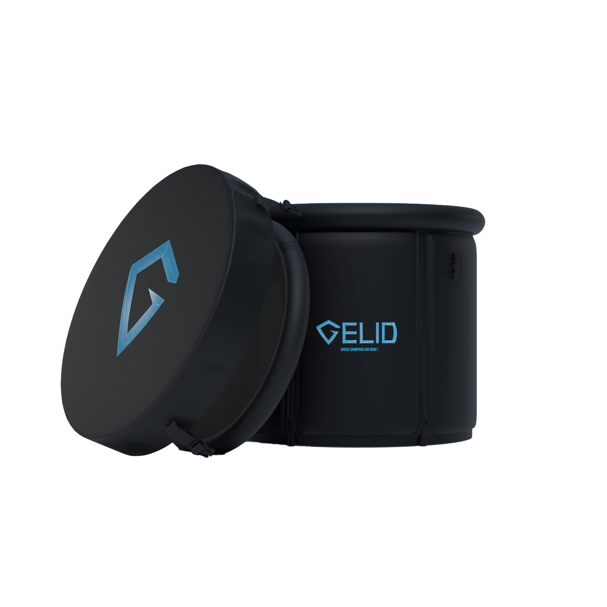 G-POD Max Ice Bath Tub – Portable Cold Plunge for Recovery, XL Size, Foldable with Accessories